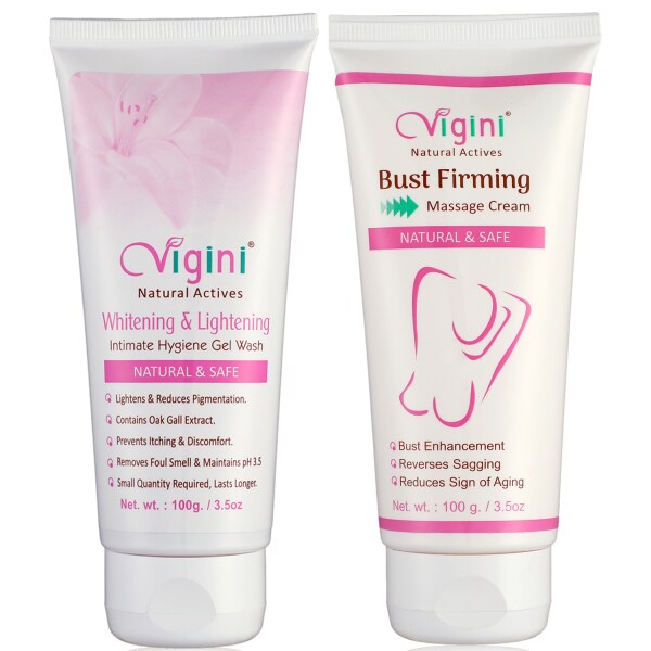 Vigini Bust Breast Growth Firming Massage Cream & Feminine Hygiene