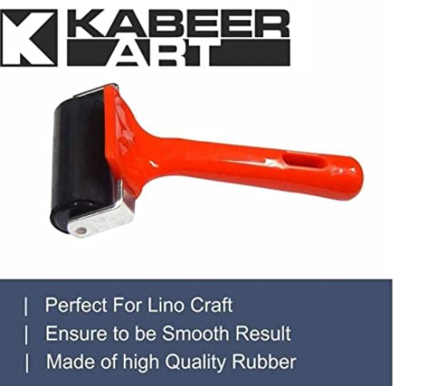 Lino Brayer Gummiroller 65mm Für Linolschnitt - Professioneller Druckroller