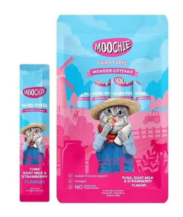 Moochie Fairy Puree Creamy Treat for Cats and Kittens, 300g (Wonder