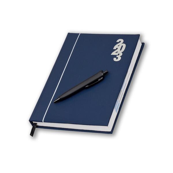 Dark Blue Stylish Diary 2023/ Journal Planner Organizer with pen