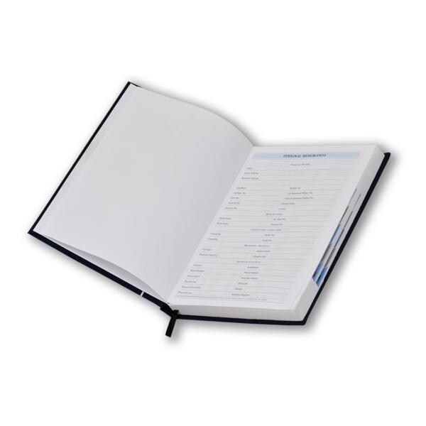 Dark Blue Stylish Diary 2023/ Journal Planner Organizer with pen