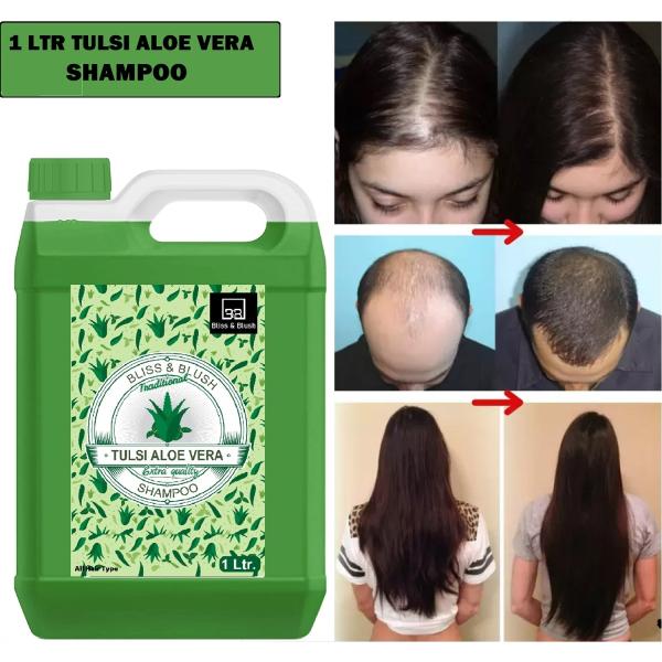 B&B BLISS & BLUSH Neem With Tulsi & Amla Shampoo Herbal Hair Wash