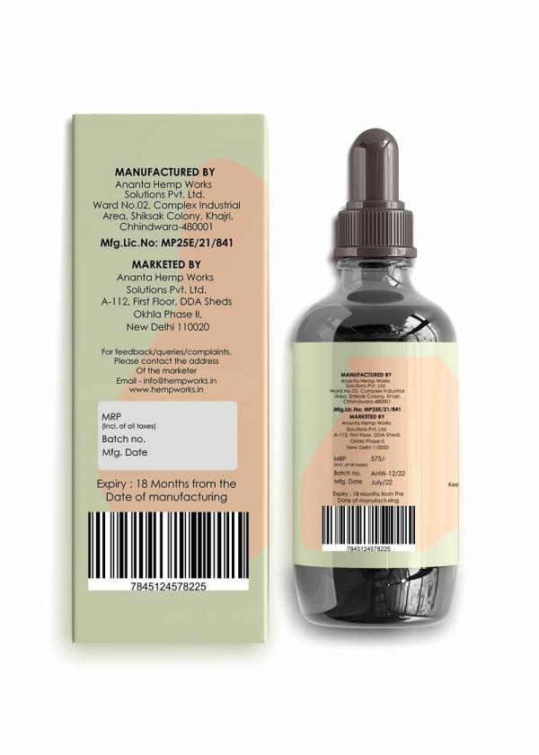 Ananta Hemp Works Hemp Seed Oil I Specially for Dog I Cat I Relax Your