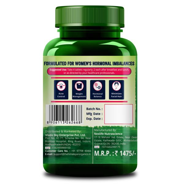 Himalayan Organics PCOS Multivitamin Supplement 2000mg MyoInositol