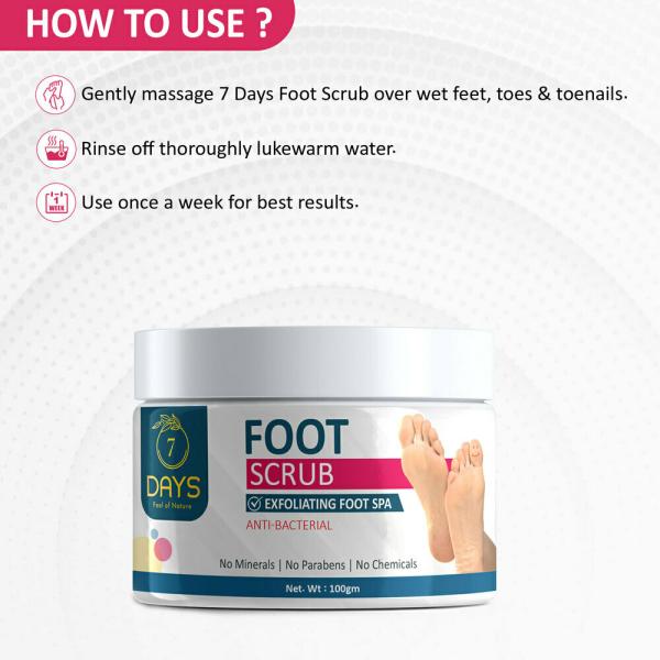 7 DAYS AntiBacterial Foot Scrub 100g JioMart