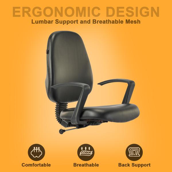 HOF F502 Office Computer Desk Chair Comfort Leatherrete Ergonomic