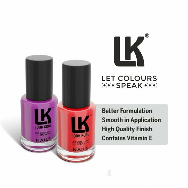 LK LOOK KOOL Dark Night Glossy Nail Polish JioMart