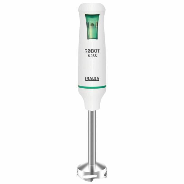 INALSA HAND BLENDER Robot 5.0 SS with Powerful Super Silent 500 Watt DC