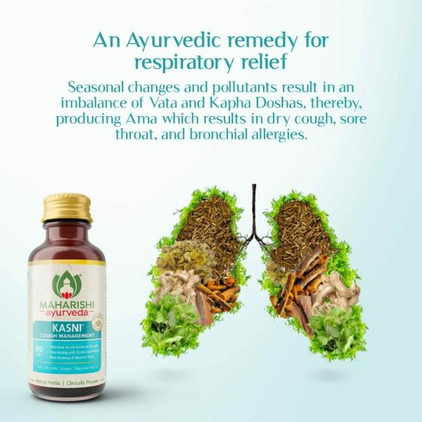 Maharishi Ayurveda Kasni Cough Syrup Ayurvedic Cough Syrup For All Types Of Cough & Chronic