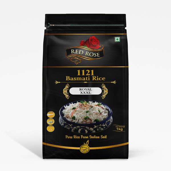 RED ROSE ROYAL XXXL BASMATI RICE, 1 KG - JioMart