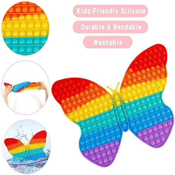 NEEL Multicolor Silicone Stress Relief Push Pop Bubble Fidget Sensory