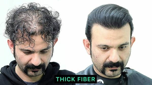 THICK FIBER Hair Building Fibers (DARK BROWN ) 25gm - Hair Fibers For Thin  & Fine Hair - JioMart