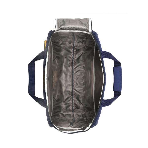 Priority Neptune Navy Blue Polyester 2 Wheel Duffle Trolley Bag 56 cm