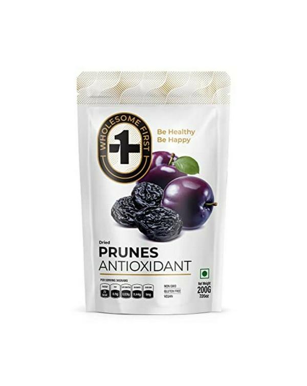 Wholesome First Dried Prunes 200g (Pack of 1) JioMart