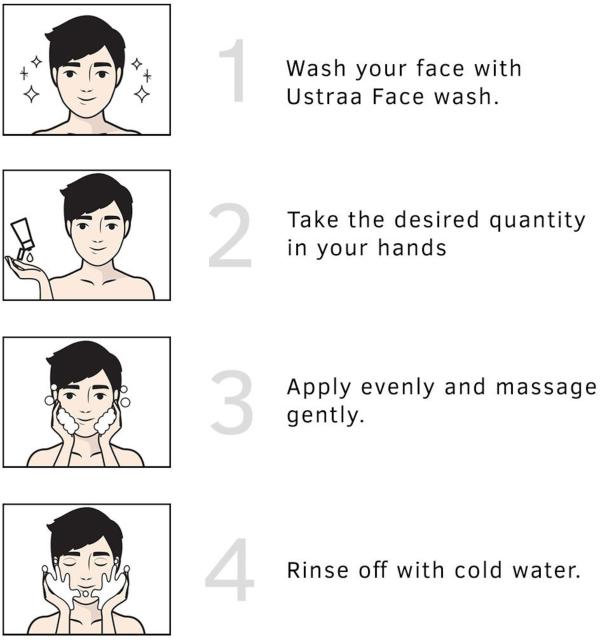 USTRAA Activated Charcoal Face Scrub 100g JioMart