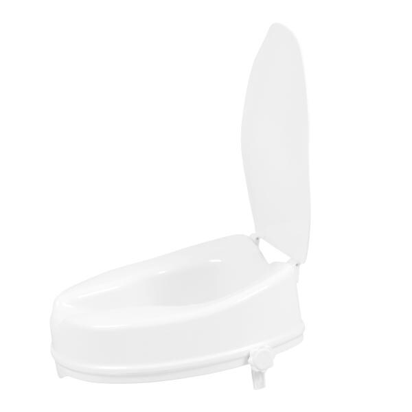 entros Raised 2 Inch Toilet Seat, Silver JioMart