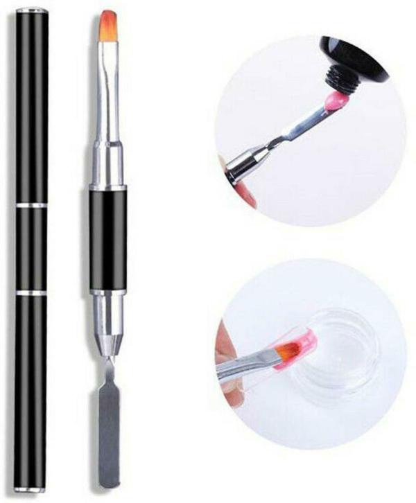 Shills Professional Nail Art Poly Gel and Dual Sided Poly Brush JioMart