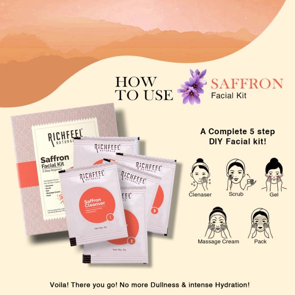 Richfeel Saffron Facial Kit 5x6 G JioMart