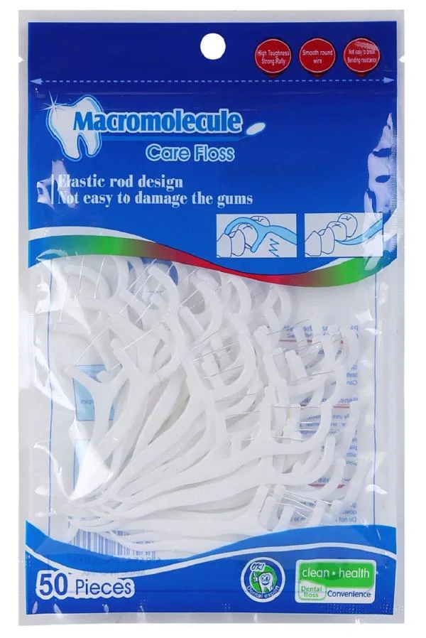 ELITEHOME Dental Floss Stick, Plastic Toothpick for Teeth/Dental