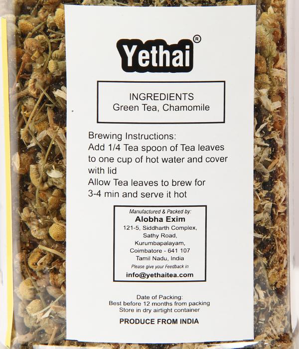 Yethai Chamomile Green Tea Tea to reduce menstrual problems and