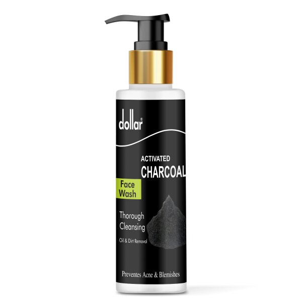DOLLAR CHARCOAL FACE WASH 100ML.(2PCS.PACK) JioMart