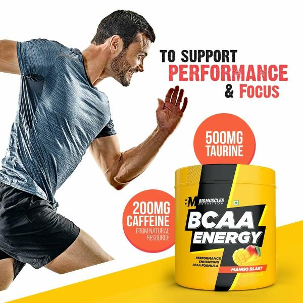 Bigmuscles Nutrition Bcaa Energy 30 Serving 180g , Tropical Madness