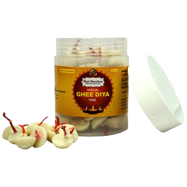 Hari Darshan Special Ghee Diya (100 Pices) 25 min Burning Time Ghee