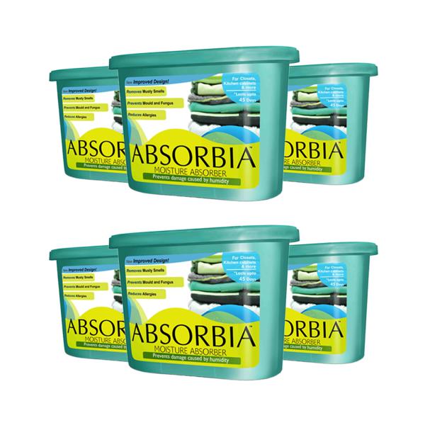 Absorbia Moisture Absorber Absorbia Classic Season Pack of 6 (600ml