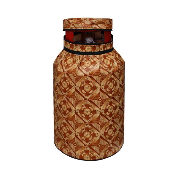 DREAM CARE LPG PVC Gas Cylinder Cover (25 * 12 Inches) Golden JioMart