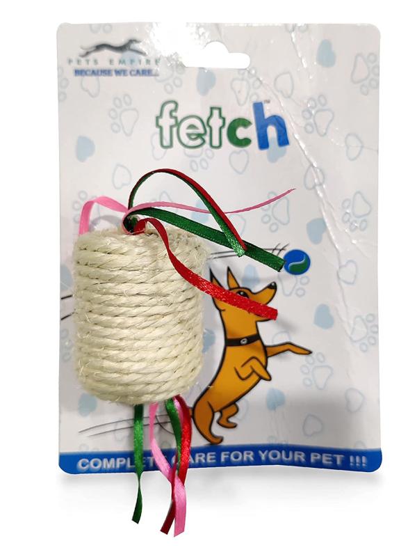 Pets Empire Sisal Made Cat Scratching Carrot Toy Sisal Cat Rolling Ball