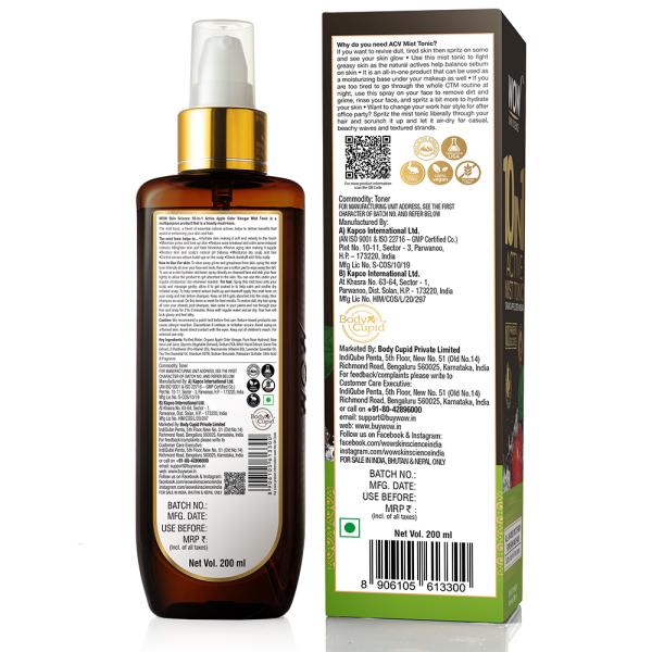 WOW Skin Science Apple Cider Vinegar Mist tonic - 200mL - JioMart