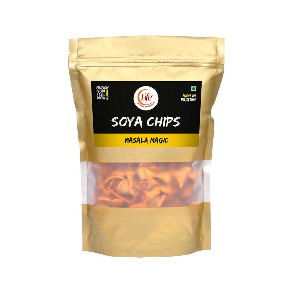 Life SOYA Chips Fiber Gluten Free Masala Magic Flavour (Each150g