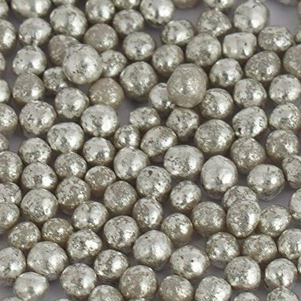 BLOSSOM Edible Silver Balls Sprinkles for Cake Decoration (Size 0) 700