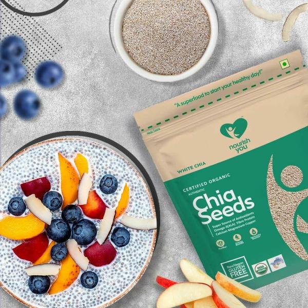 NOURISH YOU WHITE CHIA SEEDS 150G JioMart