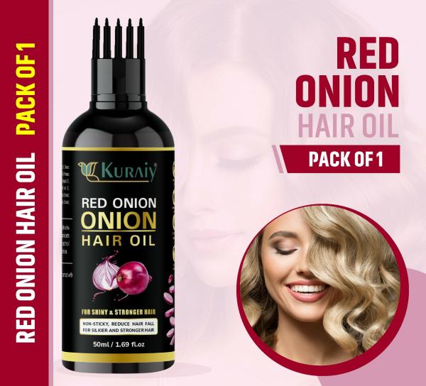 KURAIY Natural Onion Hair Oil 7 Day Challenge for Hair growth JioMart