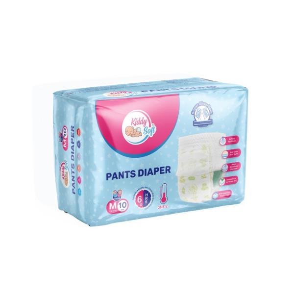 Kiddysoft Baby Pants Diaper Medium Pack of 3 Each 10 Pieces Total