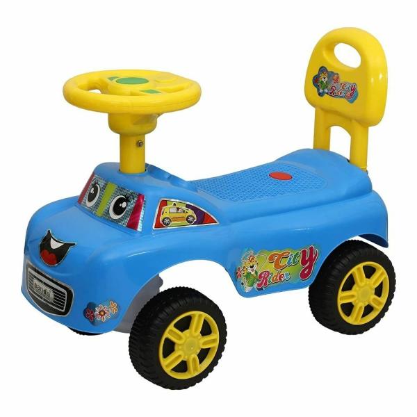 Goyal's Blue Plastic Magic Rider Push Car for Kids - JioMart