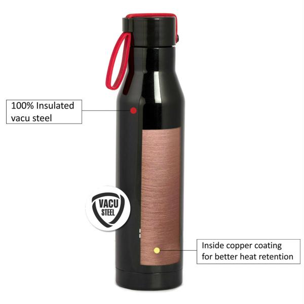 Cello Maestro Stainless Steel Double Walled Water Bottle, Hot and Cold