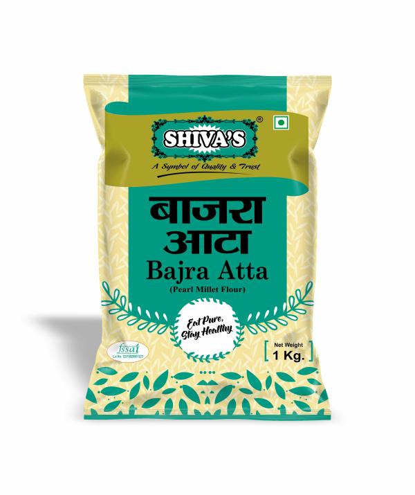 SHIVA'S BAJRA ATTA PEARL MILLET FLOUR BAJRA FLOUR 1 KG JioMart