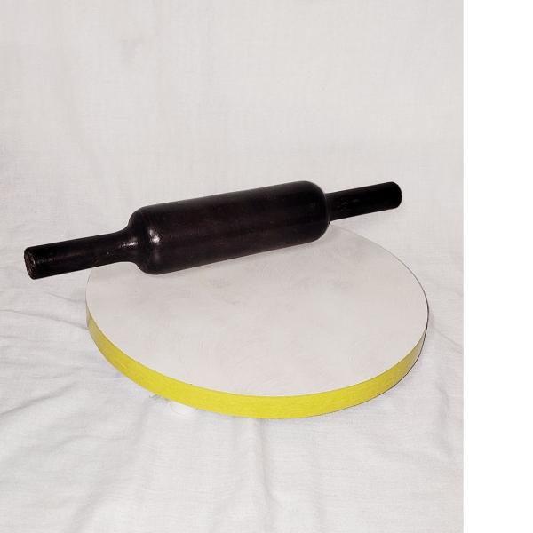 SOPERNEX Wooden Roti Maker with Belan Chakla 10 Inch Diameter with