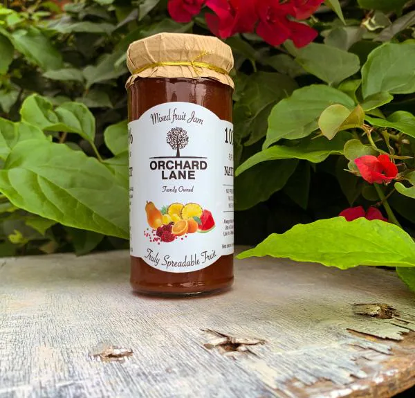 Orchard Lane 80 Fruit Mixed Fruit jam Low Sugar No Artificial