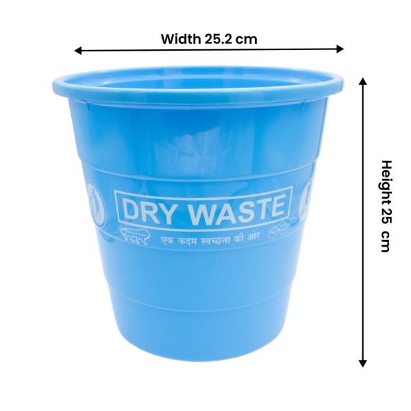 Jaycee Plastic Open Smart Garbage Bin Dustbin 8 Litre Plastic Dustbin