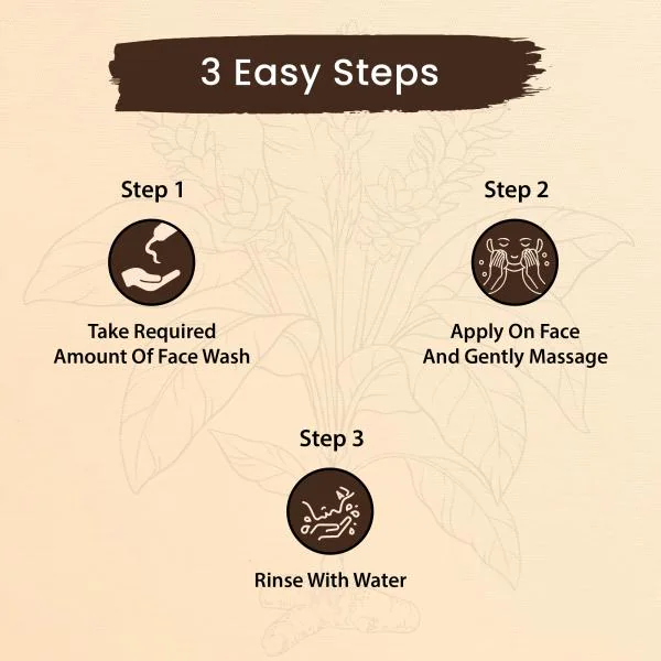 Biofresh Ubtan Face Wash Skin Whiting with Turmeric, Saffron, Almond