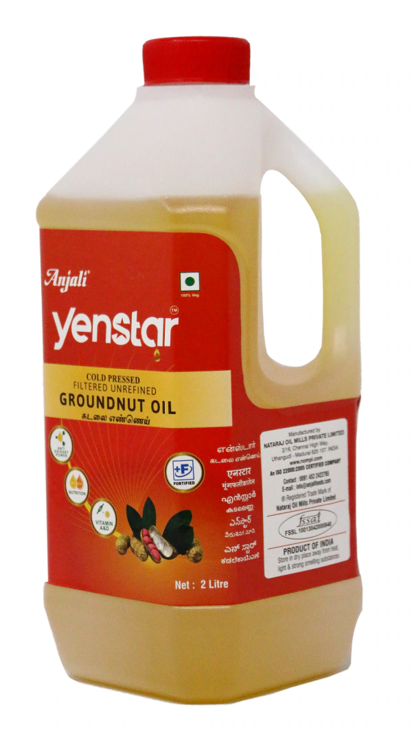Anjali Yenstar Groundnut/Peanut Oil 2 Litre Can JioMart