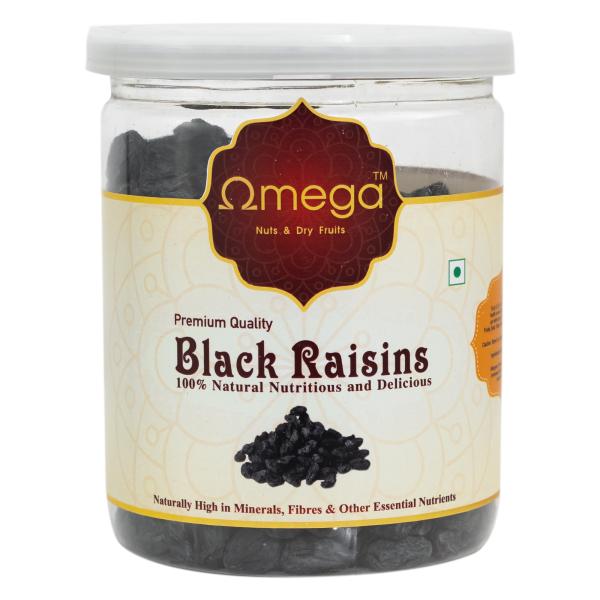 Omega Premium Quality Black Raisins / Kishmish JioMart