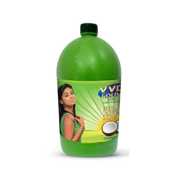 VVD Gold Pure Coconut Oil 5 Litre Can For Cooking Purpose JioMart