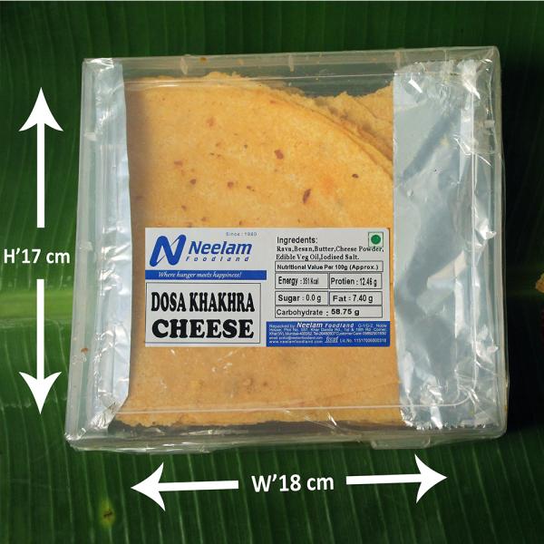 Neelam Foodland Special Chilli Cheese Dosa khakhra, 20 Pc JioMart