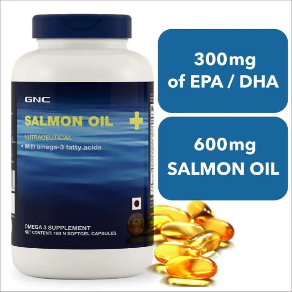 GNC Salmon Oil 1000 mg 180 Capsules JioMart