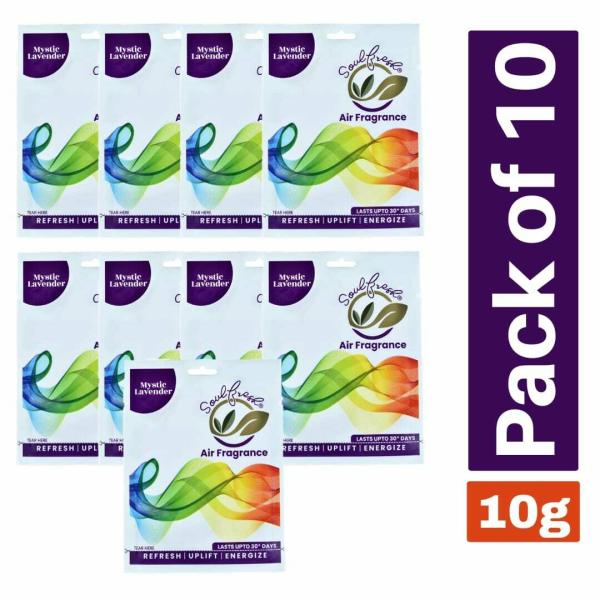 SOULFRESH Mystic Lavender Air Pocket, Air Freshener Lasts Up to 30 days