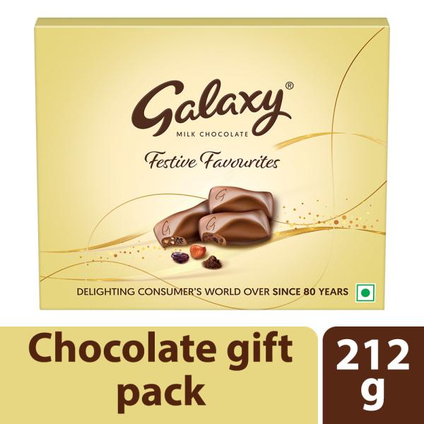 Galaxy Festive Favourites Milk Chocolate Diwali Gift Pack 3 Galaxy